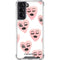 Bouffants and Broken Hearts Winking Hearts Galaxy S22 Clear Case