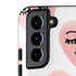Bouffants and Broken Hearts Winking Hearts Galaxy S22 Pro Case