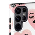 Bouffants and Broken Hearts Winking Hearts Galaxy S22 Ultra Pro Case