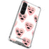 Bouffants and Broken Hearts Winking Hearts Galaxy S23 Clear Case