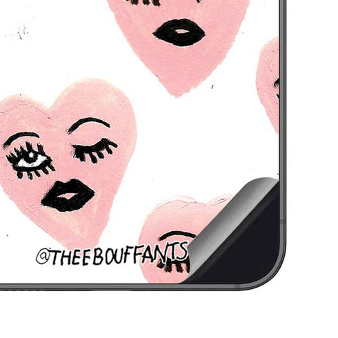 Bouffants and Broken Hearts Winking Hearts Galaxy S23 FE Skin