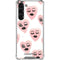 Bouffants and Broken Hearts Winking Hearts Galaxy S23 Plus Clear Case