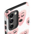 Bouffants and Broken Hearts Winking Hearts Galaxy S23 Plus Pro Case