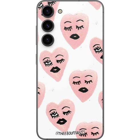Bouffants and Broken Hearts Winking Hearts Galaxy S23 Plus Skin