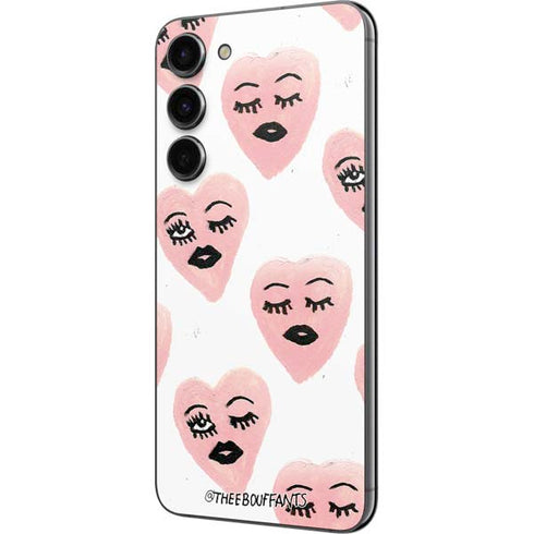 Bouffants and Broken Hearts Winking Hearts Galaxy S23 Plus Skin