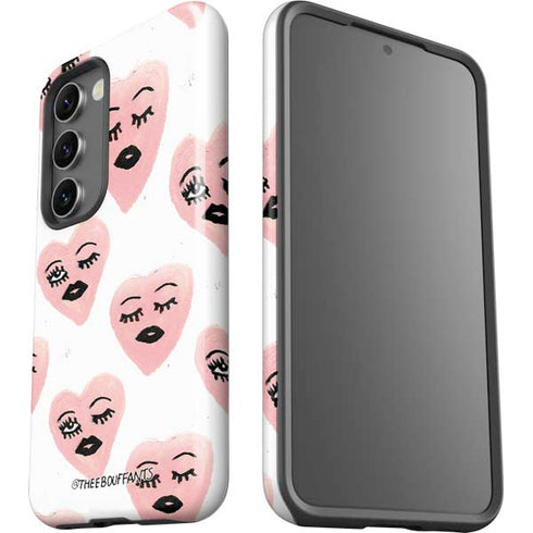 Bouffants and Broken Hearts Winking Hearts Galaxy S23 Pro Case