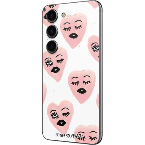 Bouffants and Broken Hearts Winking Hearts Galaxy S23 Skin