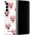 Bouffants and Broken Hearts Winking Hearts Galaxy Z Fold4 5G Skin