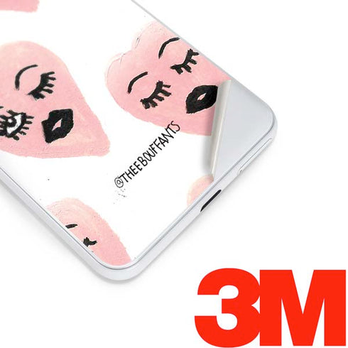 Bouffants and Broken Hearts Winking Hearts Google Pixel 3 Skin