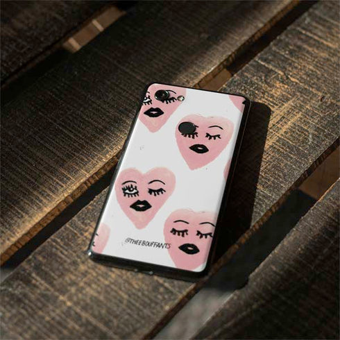 Bouffants and Broken Hearts Winking Hearts Google Pixel 3 Skin