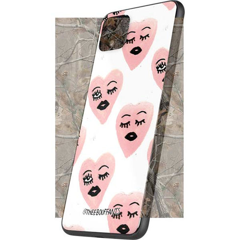 Bouffants and Broken Hearts Winking Hearts Google Pixel 4 XL Skin