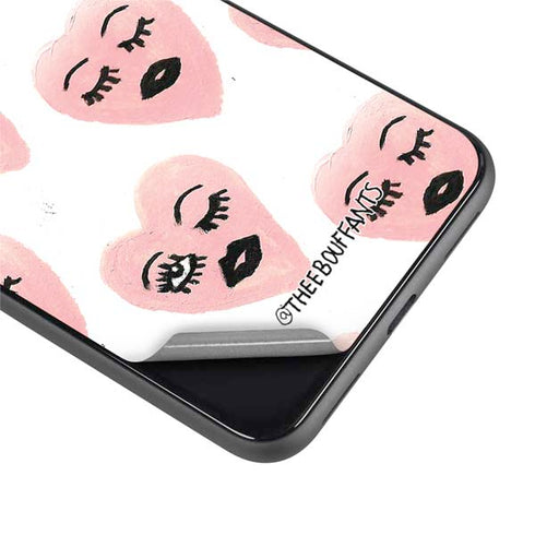 Bouffants and Broken Hearts Winking Hearts Google Pixel 4 XL Skin