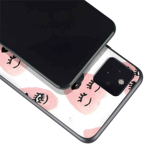 Bouffants and Broken Hearts Winking Hearts Google Pixel 4a 5G Skin