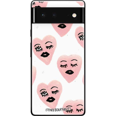 Bouffants and Broken Hearts Winking Hearts Google Pixel 6 Skin