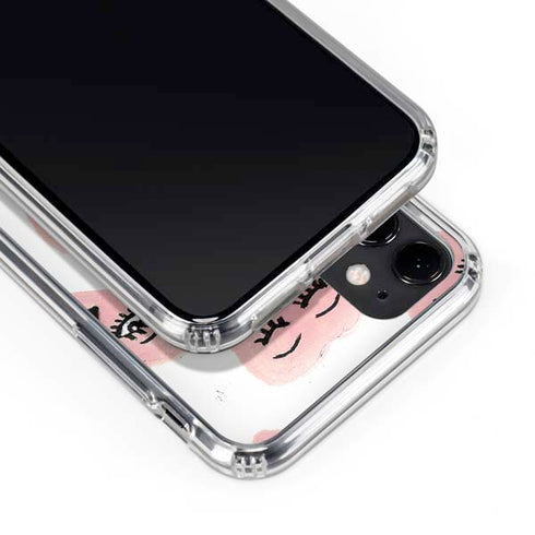 Bouffants and Broken Hearts Winking Hearts iPhone 11 Clear Case