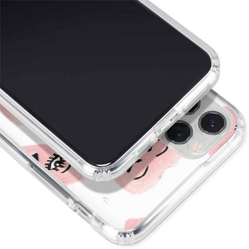 Bouffants and Broken Hearts Winking Hearts iPhone 11 Pro Clear Case