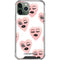 Bouffants and Broken Hearts Winking Hearts iPhone 11 Pro Max Clear Case