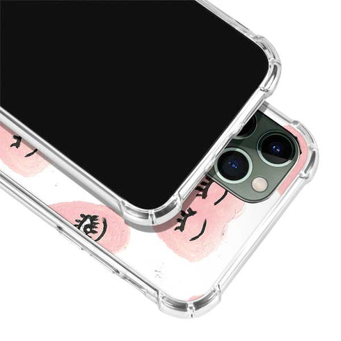 Bouffants and Broken Hearts Winking Hearts iPhone 11 Pro Max Clear Case
