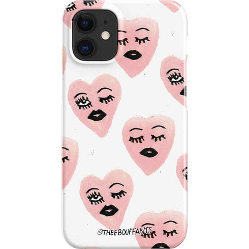 Bouffants and Broken Hearts Winking Hearts iPhone 12 Mini Lite Case