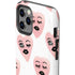 Bouffants and Broken Hearts Winking Hearts iPhone 12 Pro Impact Case