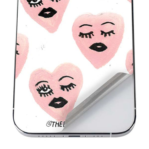 Bouffants and Broken Hearts Winking Hearts iPhone 12 Pro Max Skin