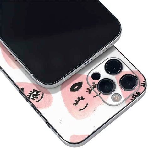 Bouffants and Broken Hearts Winking Hearts iPhone 12 Pro Skin