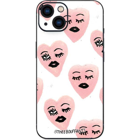 Bouffants and Broken Hearts Winking Hearts iPhone 13 Skin