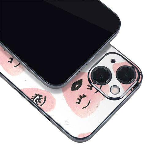 Bouffants and Broken Hearts Winking Hearts iPhone 13 Skin