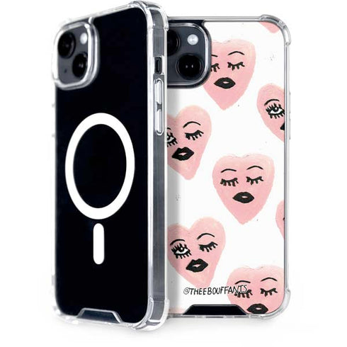 Bouffants and Broken Hearts Winking Hearts iPhone 14 MagSafe Case