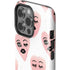 Bouffants and Broken Hearts Winking Hearts iPhone 14 Pro Impact Case