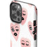 Bouffants and Broken Hearts Winking Hearts iPhone 14 Pro Max Impact Case
