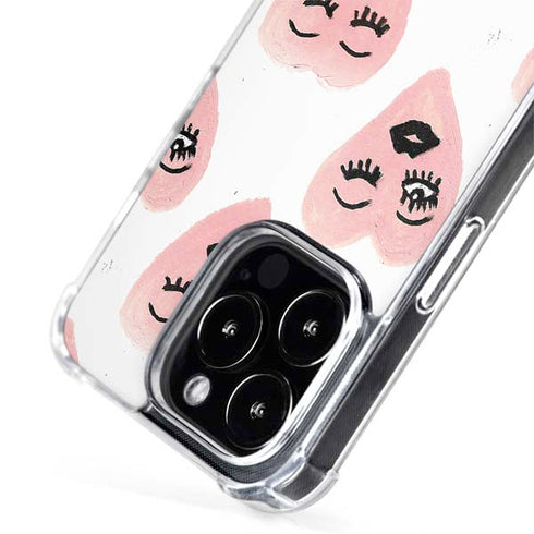 Bouffants and Broken Hearts Winking Hearts iPhone 15 Pro Max MagSafe Case