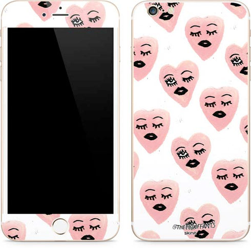 Bouffants and Broken Hearts Winking Hearts iPhone 6/6s Plus Skin