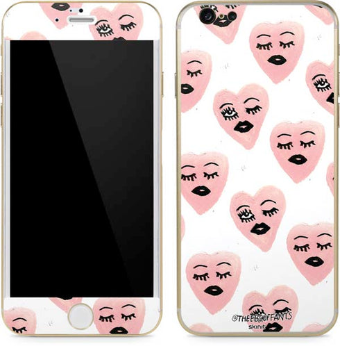 Bouffants and Broken Hearts Winking Hearts iPhone 6/6s Skin