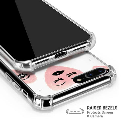 Bouffants and Broken Hearts Winking Hearts iPhone 7/8 Plus Clear Case