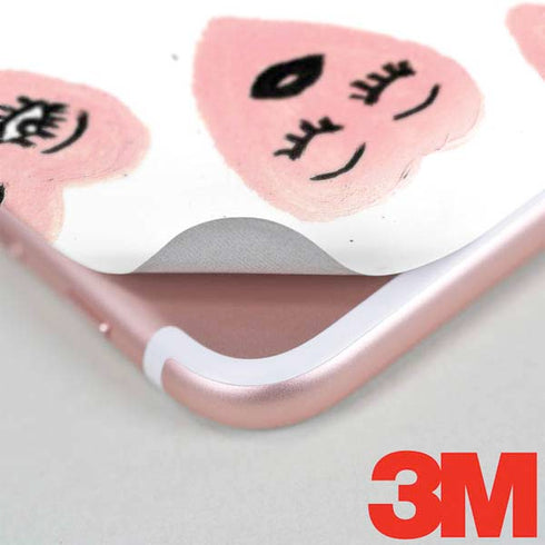 Bouffants and Broken Hearts Winking Hearts iPhone 7 Plus Skin