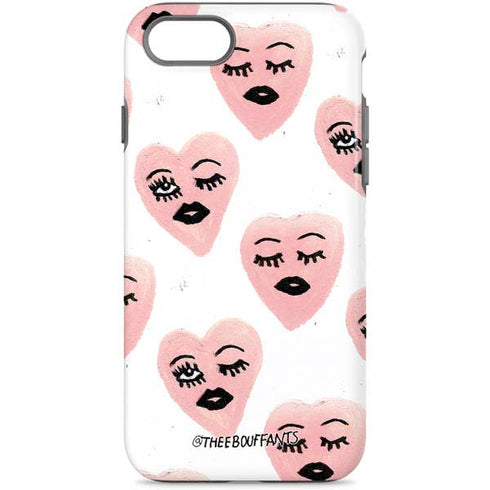 Bouffants and Broken Hearts Winking Hearts iPhone 7 Pro Case