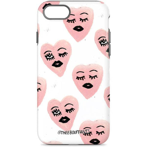 Bouffants and Broken Hearts Winking Hearts iPhone 8 Pro Case