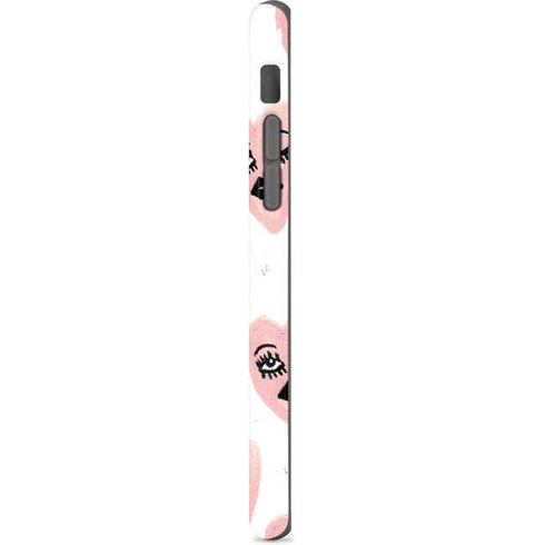 Bouffants and Broken Hearts Winking Hearts iPhone 8 Pro Case