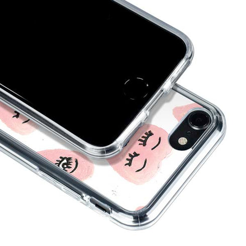 Bouffants and Broken Hearts Winking Hearts iPhone SE (2nd & 3rd Gen) Clear Case