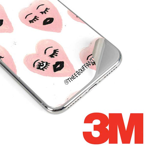 Bouffants and Broken Hearts Winking Hearts iPhone XR Skin