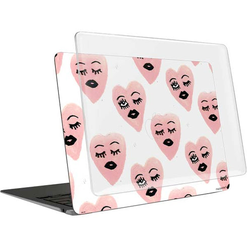 Bouffants and Broken Hearts Winking Hearts MacBook Air 13in M1 (2021) Case plus Skin