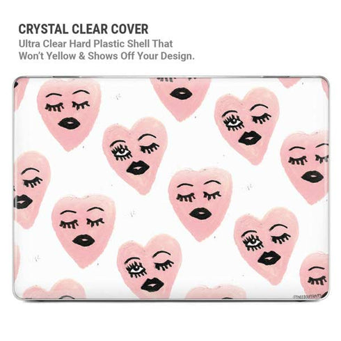 Bouffants and Broken Hearts Winking Hearts MacBook Air 13in M1 (2021) Case plus Skin