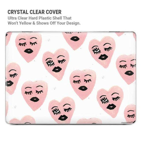 Bouffants and Broken Hearts Winking Hearts MacBook Air 15in (2023-2025) Case plus Skin