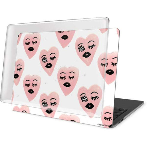 Bouffants and Broken Hearts Winking Hearts MacBook Pro 16in (2019-20) Case plus Skin