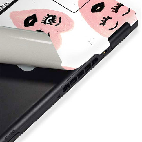 Bouffants and Broken Hearts Winking Hearts Nintendo Switch Bundle Skin