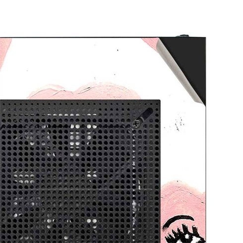 Bouffants and Broken Hearts Winking Hearts NZXT H510 Compact ATX Mid-Tower Case Skin