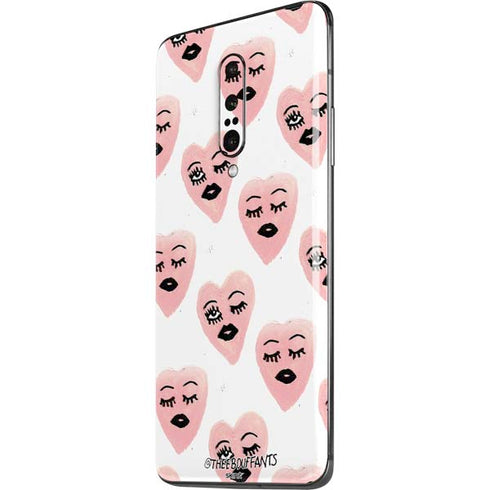 Bouffants and Broken Hearts Winking Hearts OnePlus 7 Pro Skin