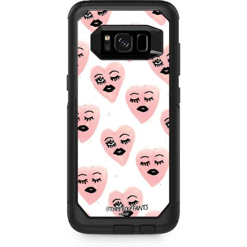 Bouffants and Broken Hearts Winking Hearts Otterbox Commuter Galaxy Skin