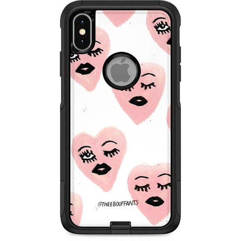 Bouffants and Broken Hearts Winking Hearts Otterbox Commuter iPhone Skin